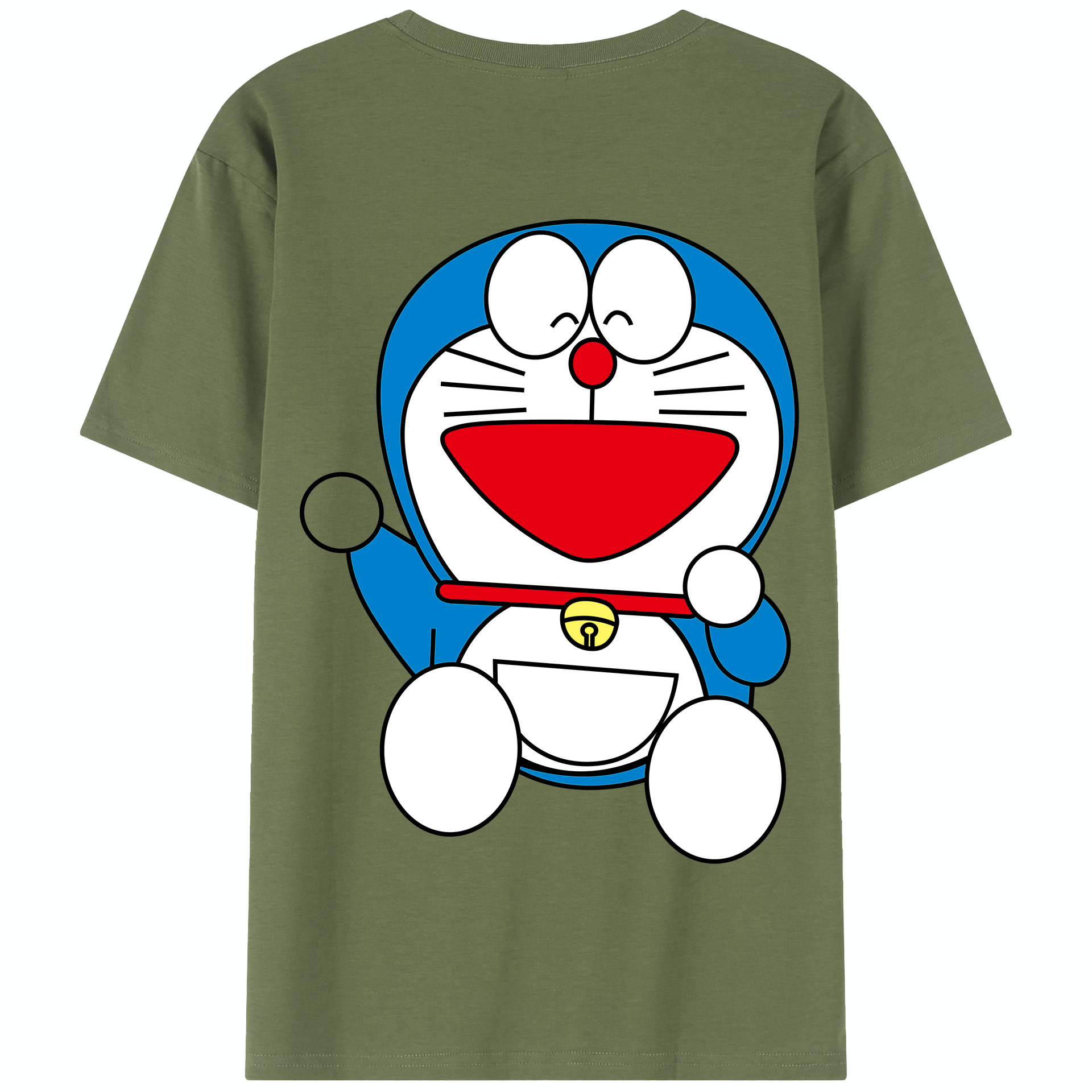 （画像用） ドラえもん Doraemon 綿100％半袖Tシャツ（背面プリント）